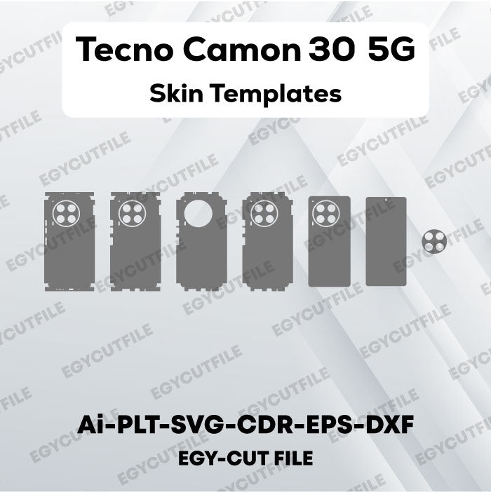 Tecno Camon 30 5G Vector Skin Cut Files