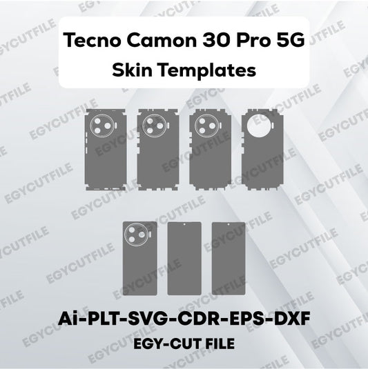 Tecno Camon 30 Pro 5G Vector Skin Cut Files