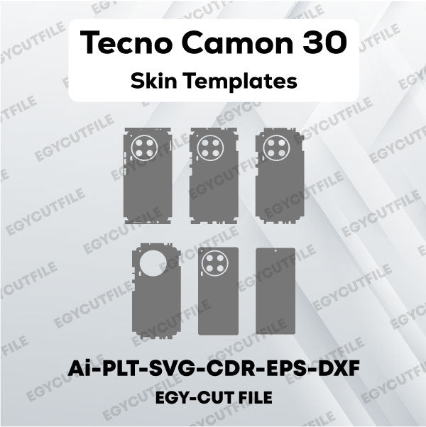 Tecno Camon 30 Vector Skin Cut Files