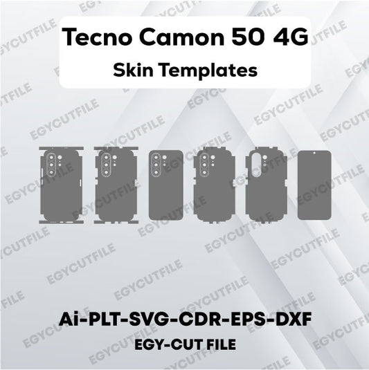 Tecno Camon 50 4G Vector Skin Cut Files