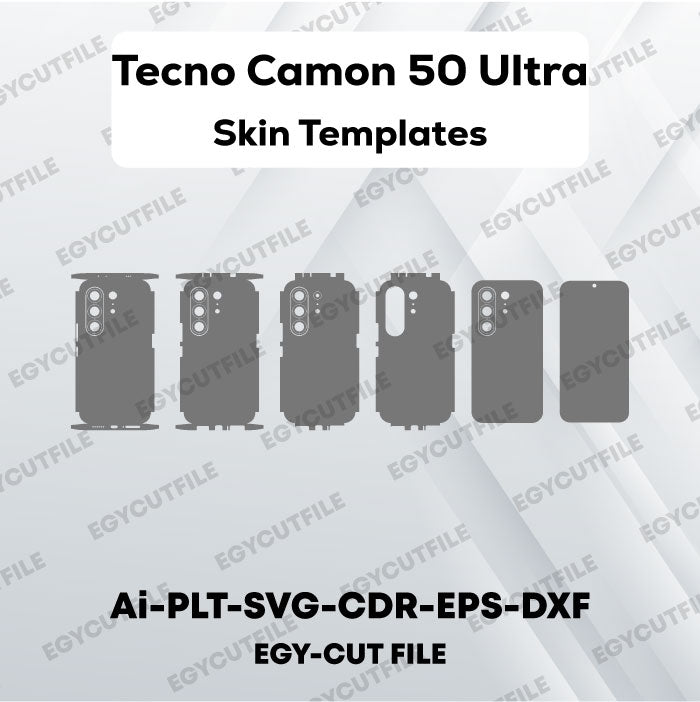 Tecno Camon 50 Ultra Vector Skin Cut Files