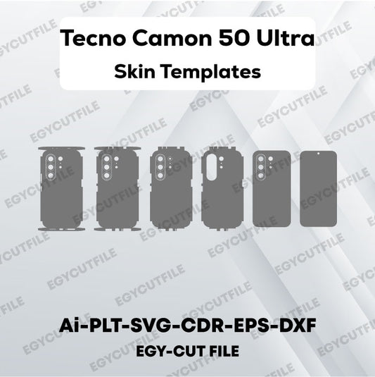 Tecno Camon 50 Ultra Vector Skin Cut Files