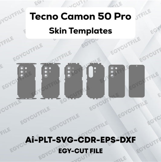 Tecno Camon 50 Pro Vector Skin Cut Files