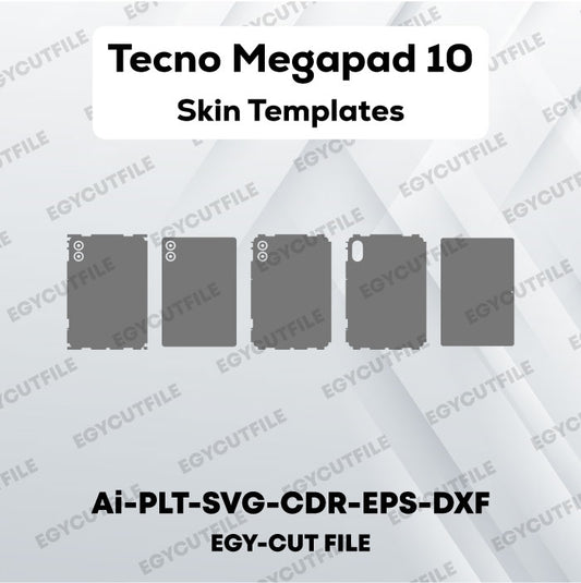 Tecno Megapad 10 Vector Skin Cut Files