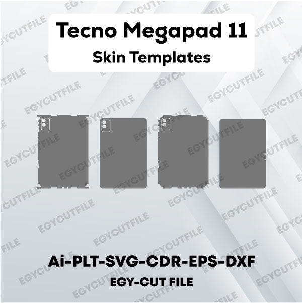 Tecno Megapad 11 Vector Skin Cut Files