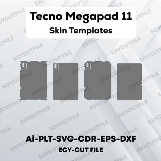 Tecno Megapad 11 Vector Skin Cut Files