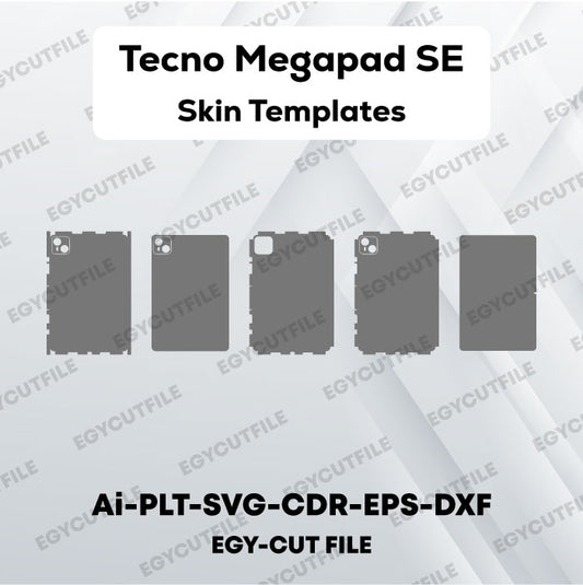 Tecno Megapad SE Vector Skin Cut Files