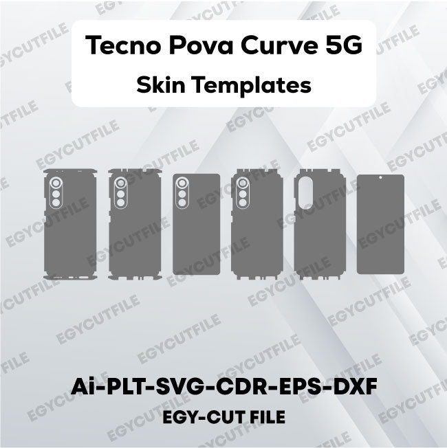 Tecno Pova Curve 5G Vector Skin Cut Files