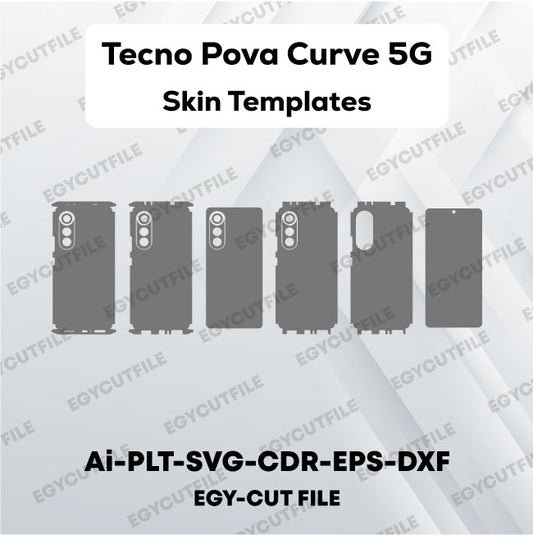 Tecno Pova Curve 5G Vector Skin Cut Files
