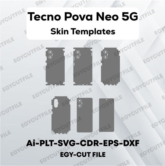 Tecno Pova Neo 5G Vector Skin Cut Files