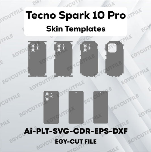 Tecno Spark 10 Pro Vector Skin Cut Files