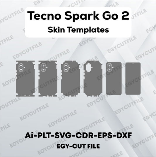 Tecno Spark Go 2 Vector Skin Cut Files