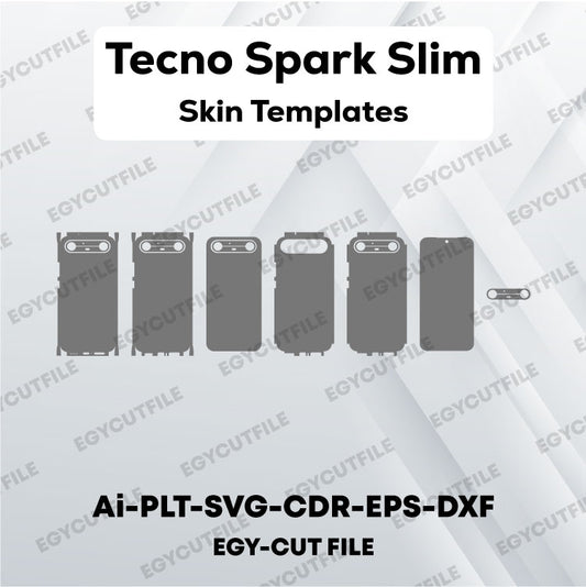 Tecno Spark Slim Vector Skin Cut Files