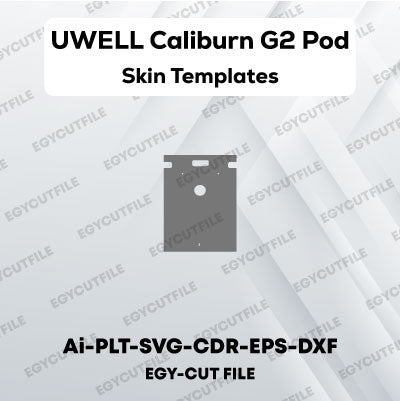 UWELL Caliburn G2 Pod Kit Vector Skin Cut Files