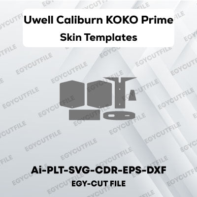 UWELL CALIBURN KOKO Prime Vector Skin Cut Files