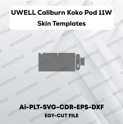 UWELL CALIBURN KOKO Pod 11W Vector Skin Cut Files