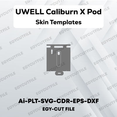 UWELL CALIBURN X Pod System Vector Skin Cut Files