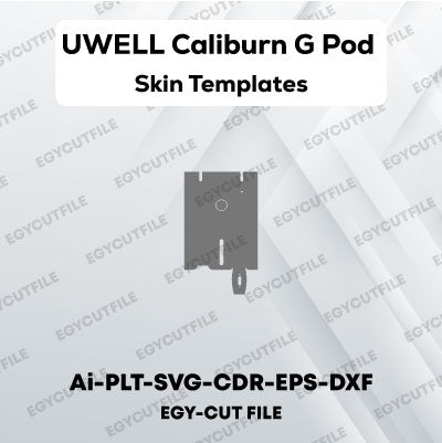 UWELL CALIBURN G Pod kit Vector Skin Cut Files