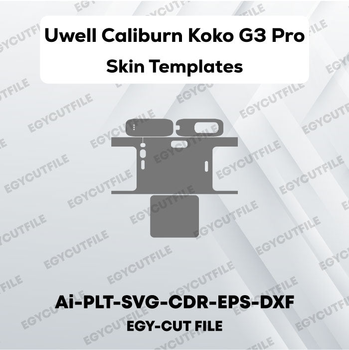 Uwell Caliburn G3 Pro Koko Vector Skin Cut Files