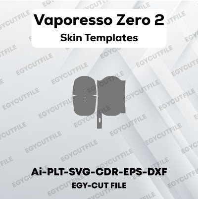 Vaporesso Zero 2 Pod KIT Vector Skin Cut Files