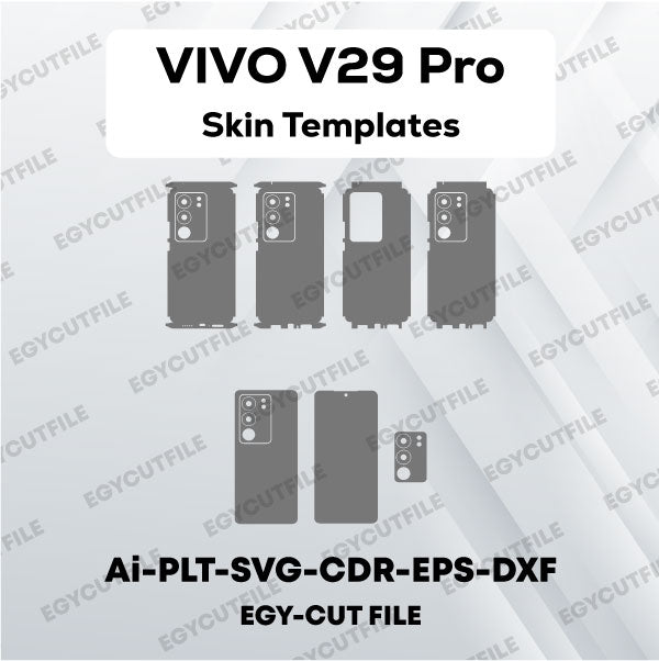 VIVO V29 Pro Vector Skin Cut Files