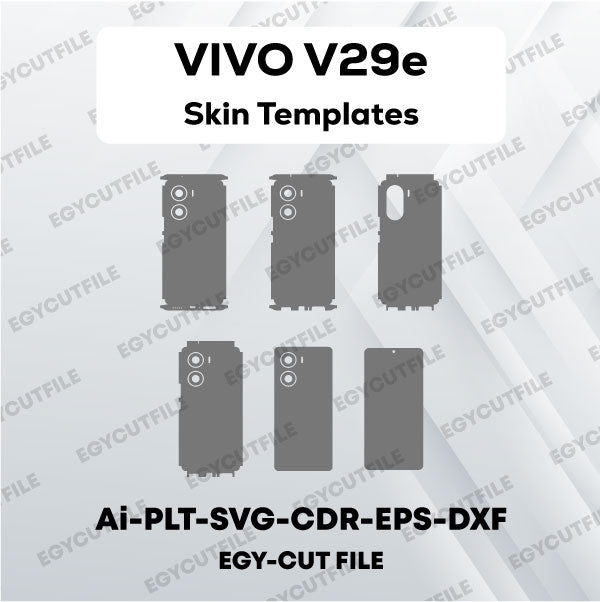VIVO V29e Vector Skin Cut Files