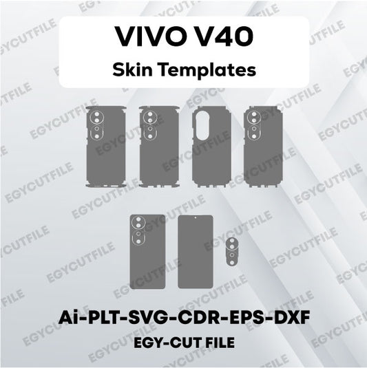 VIVO V40 Vector Skin Cut Files