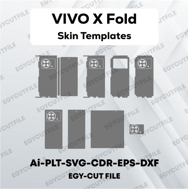 VIVO X Fold Vector Skin Cut Files