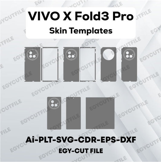 VIVO X Fold3 Pro Vector Skin Cut Files