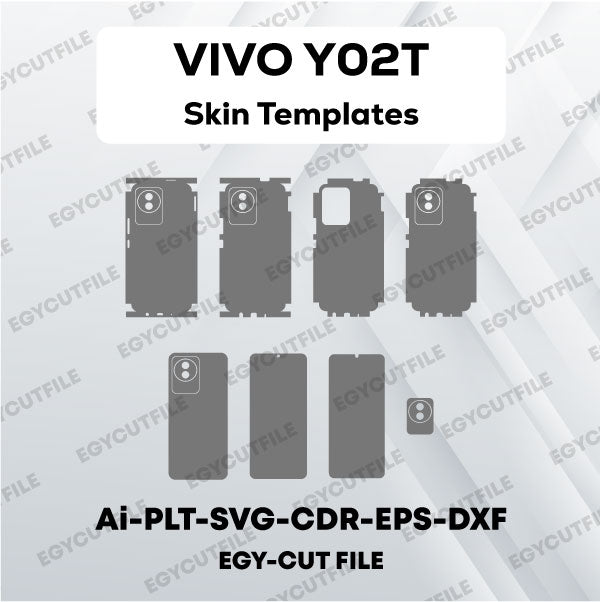 VIVO Y02T Vector Skin Cut Files