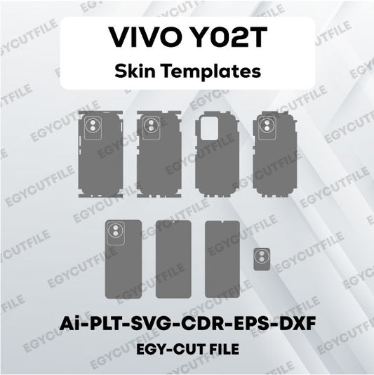 VIVO Y02T Vector Skin Cut Files