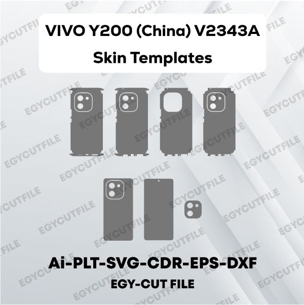 VIVO Y200 (China) V2343A Vector Skin Cut Files