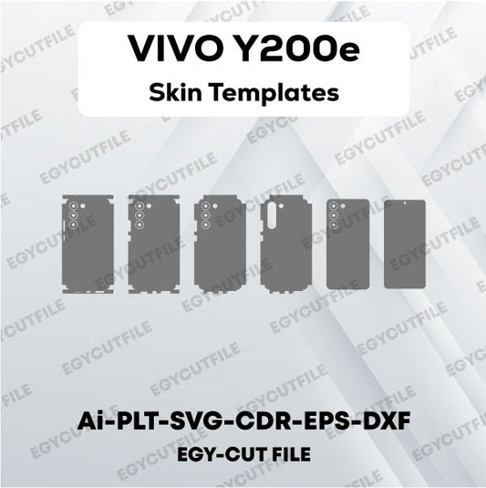 VIVO Y200e Vector Skin Cut Files