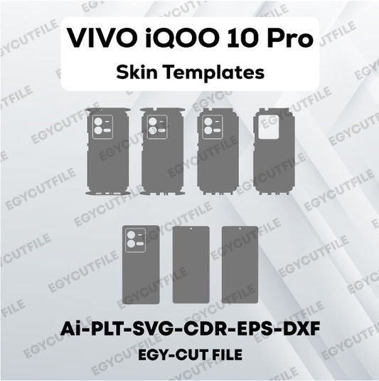 VIVO iQOO 10 Pro Vector Skin Cut Files