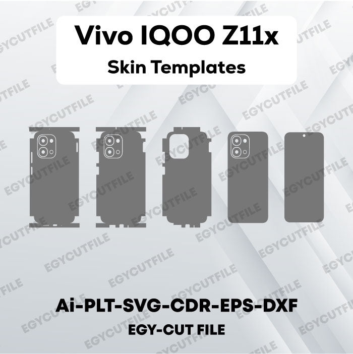 Vivo IQOO Z11x Vector Skin Cut Files