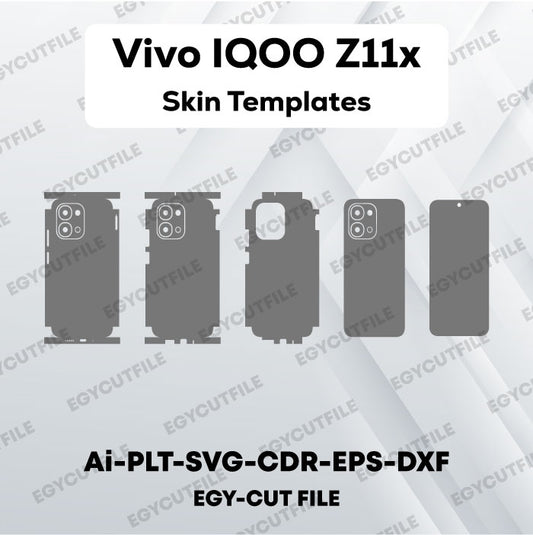 Vivo IQOO Z11x Vector Skin Cut Files