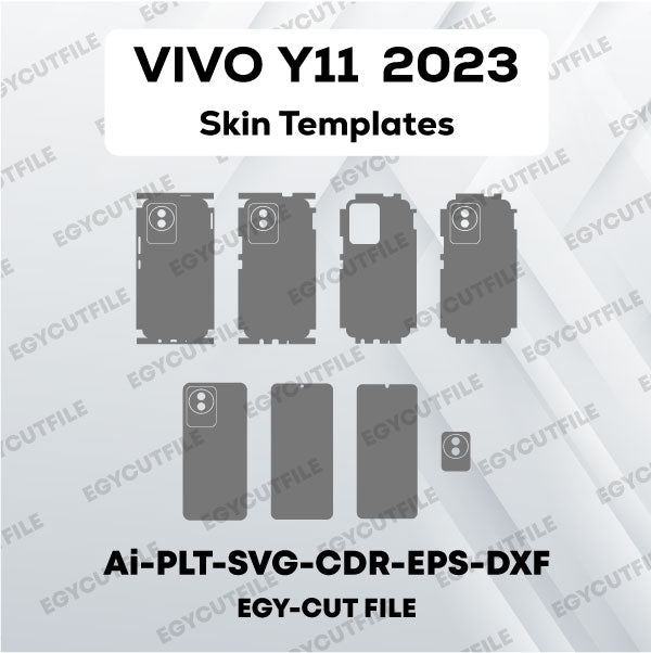 VIVO Y11 2023 Vector Skin Cut Files