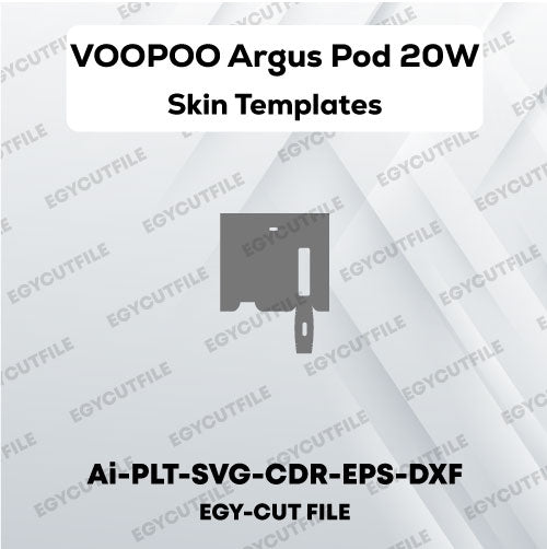 VOOPOO Argus Pod 20W Vector Skin Cut Files