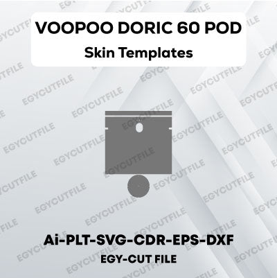 VOOPOO Doric 60 Pod System Vector Skin Cut Files