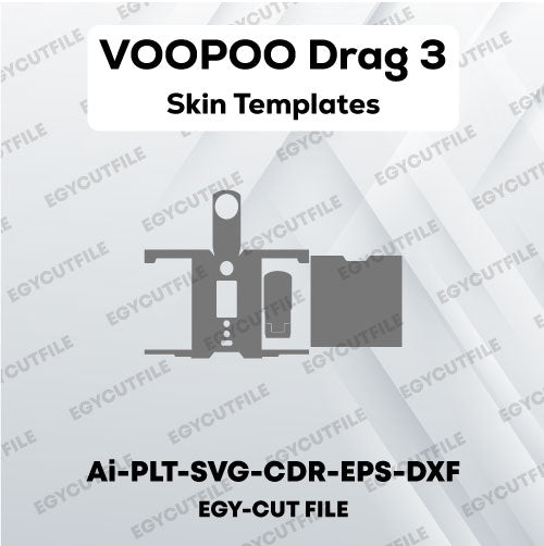 VOOPOO Drag 3 Vector Skin Cut Files