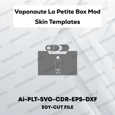 Vaponaute La Petite Box Mod  Vector Skin Cut Files