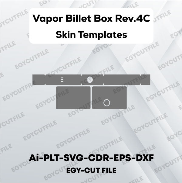Vapor Billet Box Rev.4C Vector Skin Cut Files