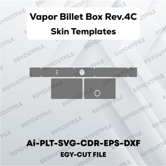 Vapor Billet Box Rev.4C Vector Skin Cut Files