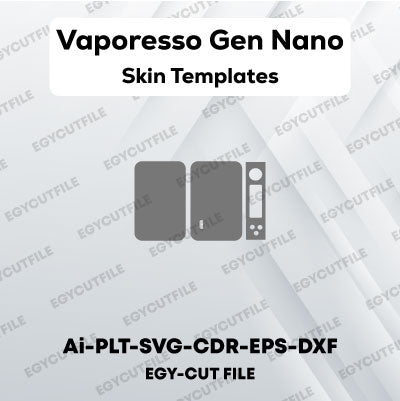 Vaporesso Gen Nano Vector Skin Cut Files