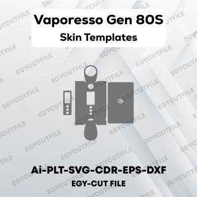 Vaporesso Gen 80S Vector Skin Cut Files