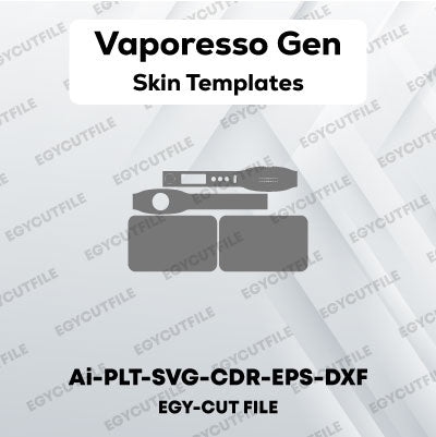 Vaporesso Gen Vector Skin Cut Files