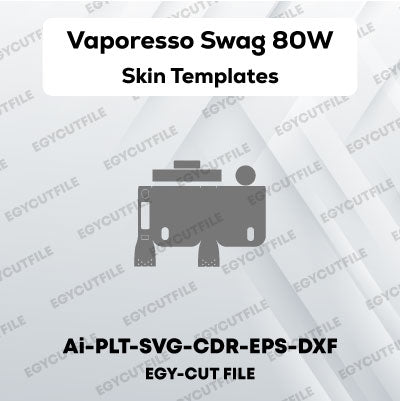 Vaporesso Swag 80W TC Starter Kit Vector Skin Cut Files