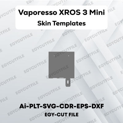 Vaporesso XROS 3 Mini Vector Skin Cut Files