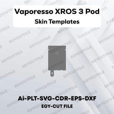 Vaporesso XROS 3 Pod Vape Kit Vector Skin Cut Files