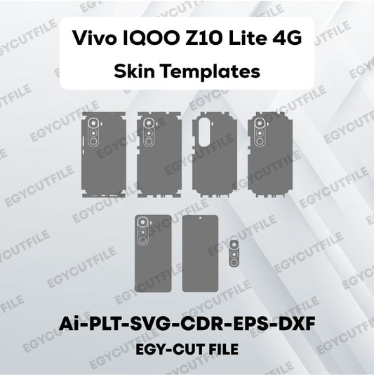 Vivo IQOO Z10 Lite 4G Vector Skin Cut Files